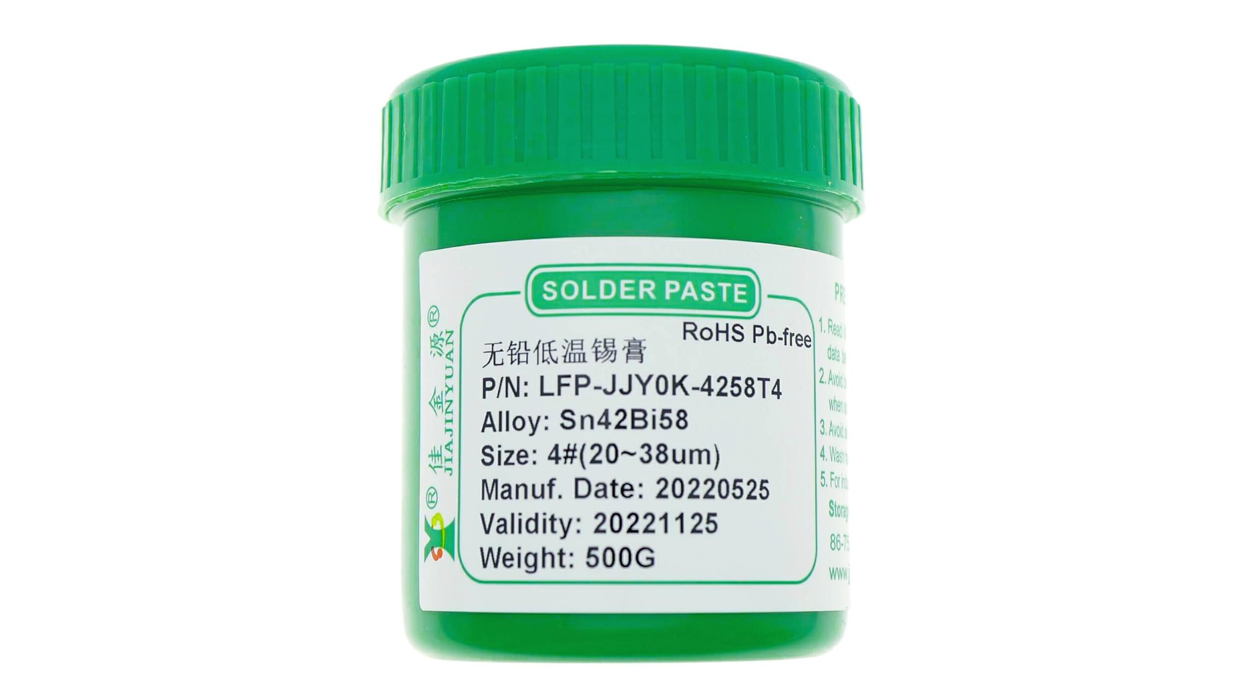 【佳金源】無鉛低溫錫膏產品介紹及儲存方法？